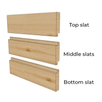 Wall Mounted Garden Pergola - Privacy Panels