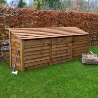 Ryhall Log Store - 4ft Tall x 9ft Wide