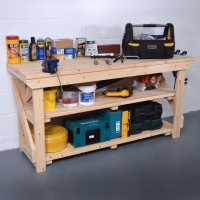 Wooden Work Bench 