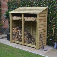 Hambleton Log Store - 6ft Tall x 6ft Wide