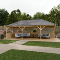 Overton Wooden Apex Gazebo