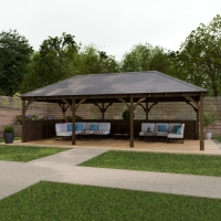 Lyndon Wooden Apex Gazebo
