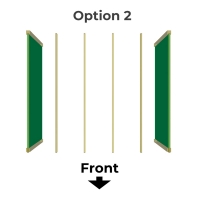 Wall Mounted Garden Pergola - Privacy Panels