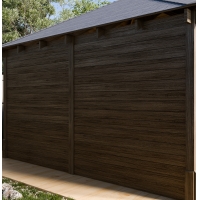 Double Garden Pergola - Privacy Panels