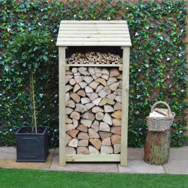 Burley Log Store - 6ft Tall x 3ft Wide - Rutland Garden Furniture
