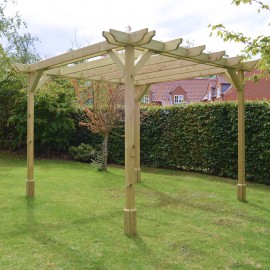 Double Premium Pergola - 4.2m Width - Rutland Garden Furniture