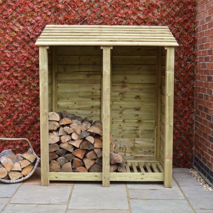 Cottesmore Log Store - 6ft Tall x 5ft Wide - Clearance