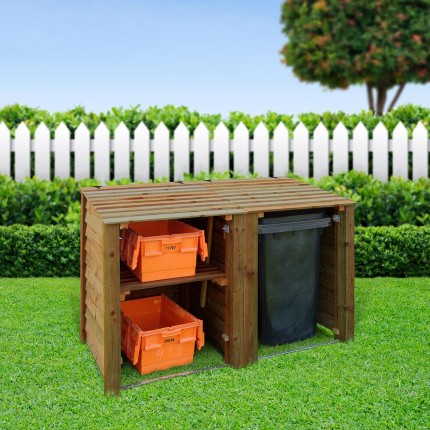 Morcott double combo bin storage unit