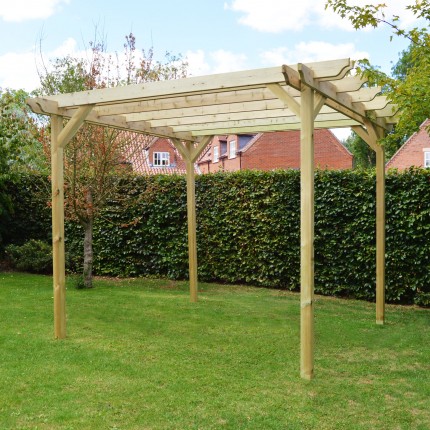 Double Garden Pergola - 2.4m Width