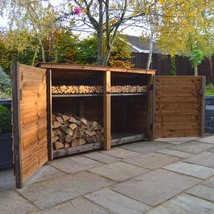 Normanton Log Store - 4ft Tall x 7ft Wide