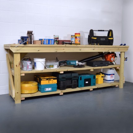 Garage Work Benches Wood Tables, Garage Benches And Shelving