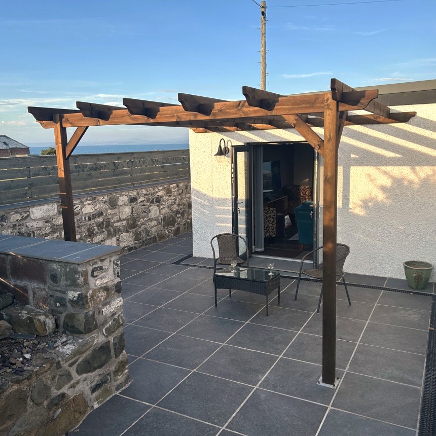 Wall Mounted Garden Pergola - 2.4m Depth