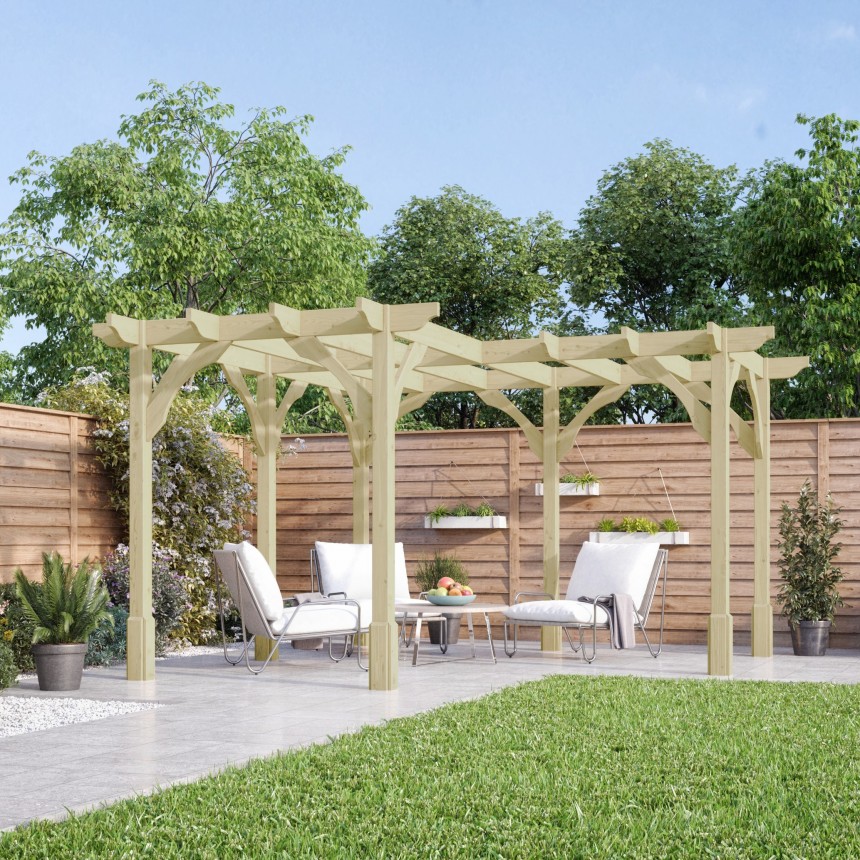 Premium Freestanding Corner Pergolas Rutland County Garden Furniture Rutland County Garden
