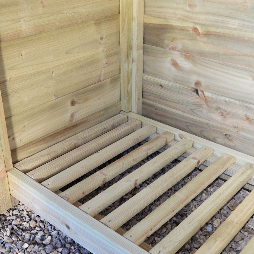 Burley log store 6ft Rutland County Garden Furniture