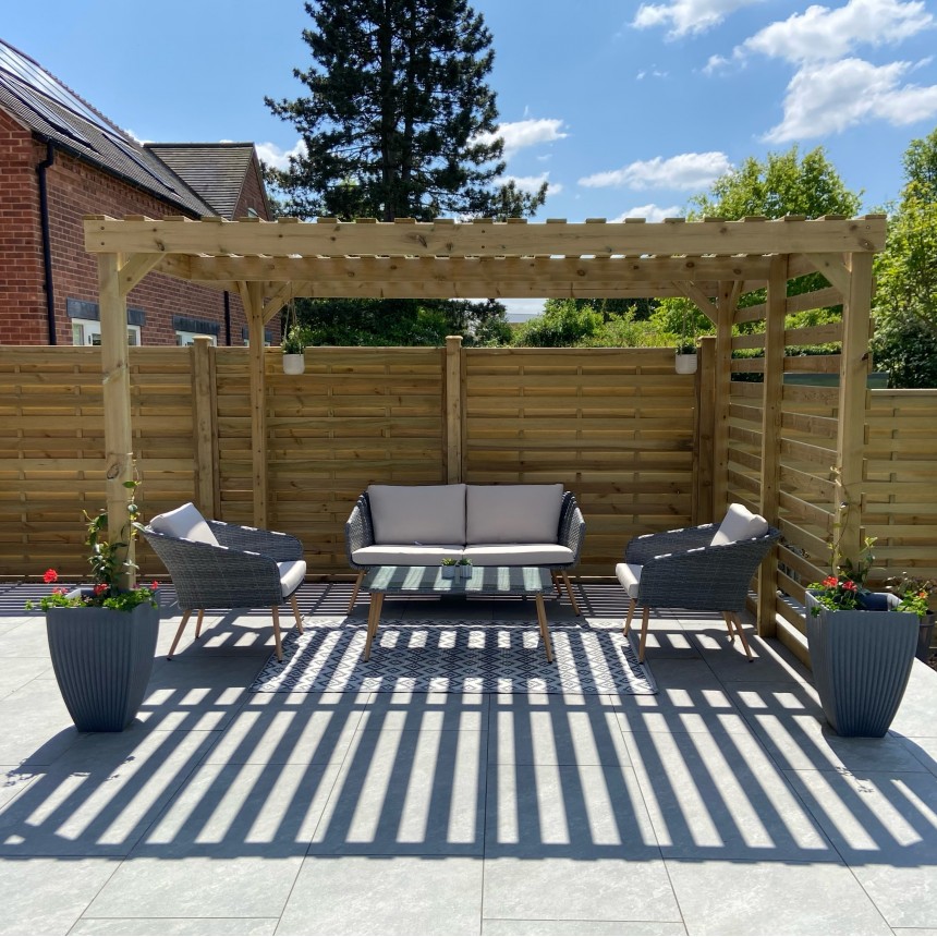 Shade Pergola 4.2m Width Rutland County Garden Furniture