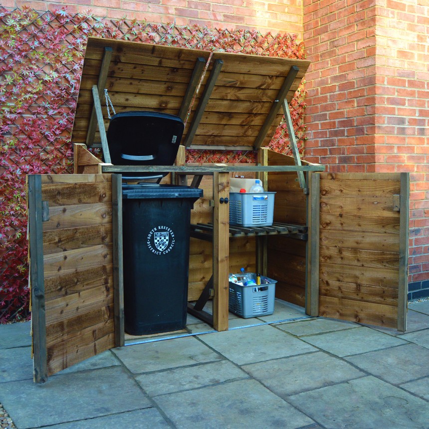 Morcott Double Combo Bin Storage Unit