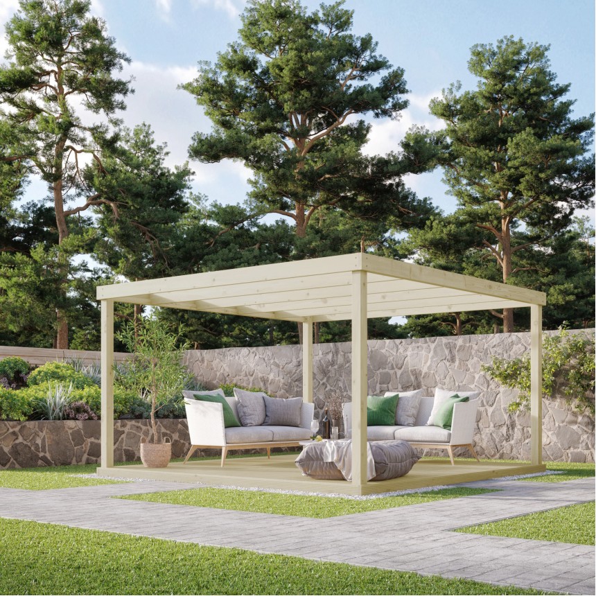 Box Pergola & Decking Kit Transform Your Outdoor Space Rutland